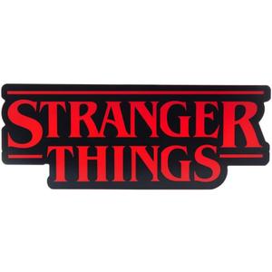 Paladone Stranger Things Shaped Logo Light, 30cm (11.8") Wide Wall or Desk Lamp with USB or Battery Power, Phase & Pulse Modes, Officially Licensed Netflix Merchandise