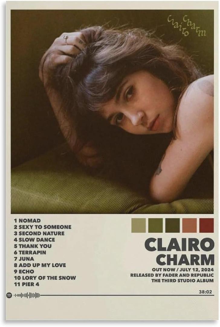 Clairo Charm 2024 Canvas Poster Bedroom Decoration Landscape Office Valentine's Birthday Gift Unframe-style08x12inch(20x30cm)