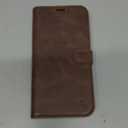 Snakehive Leather Wallet for iPhone 16 Pro Max - Real Leather Wallet Phone Case - Genuine Leather with Viewing Stand and 3 Card Holder - Flip Folio Cover with Card Slot (Brown)