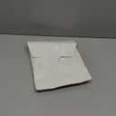 Horbaunal White Bed Wedge Pillow Cover with Zipper Design, Wedge Pillowcase Protector with Side Pocket for Storage, 26" L x 25" W x 7.5" H(Pillow Not Include)