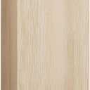 2 1/2"W x 6 1/2"H x 1"P Americraft Solid Hardwood Stain Grade Smooth Plinth Block with Squared Edge, White Oak