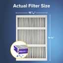 Filtrete 16x20x4 Air Filter, MERV 12, MPR 1550, 2 HVAC Filters