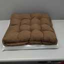 TANYOO Recliner Cushion Patent Dual Layer Fillings Chair Cushion for Elderly 20x20x5 Inches Extra Large Pad for Armchairs Booster Seat Cushions Pain Pressure Relief Brown