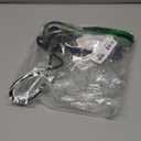 DEWENWILS 1FT 360 Rotating Flat Plug Extension Cord/Wire, 16AWG Multi 3 Outlet Extension Cord, 3 Prong Grounded Wire for Indoor Small Appliances, 2 Pack, ETL Certified, Black