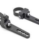 Tube Clamp Mounting Bracket, KMFCDAE Roll Bar Clamps for 1.5 Inch Tube Roll Cage Bull Bar Roof Rack LED Light Bar Mount (Adjustable, 1 Pair)