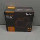 Tefici Electric Heated Blanket Throw, Super Cozy Soft 2-Layer Flannel 50" x 60" Heated Throw with 6 Heating Levels & 4 Hours Auto Off, Machine Washable, ETL&FCC Certified, Home Office Use,Blue