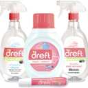 Dreft bundle of bliss Gist pack 1 bottle detergent 1 pt 9 oz, 1 bottle stain remover 1 pt 8 oz,  2 bottles cleaner 3 fl oz, total 6 fl oz, 2 packages scent beads - each 1 use