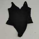 SAUNGKUAI Womens Bodysuit Sexy Plunge Deep V Neck Backless Sleeveless Tank Thong Body Suits Outfits for Going Out (Medium)