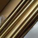 MEXAU Gold Tension Curtain Rods for Windows 41-166 Inches Heavy Duty Tension Rod Adjustable Curtain Rods No Drilling for Bathroom Living Room Outdoor Patio Hold Up Blackout Curtains and Non Slip