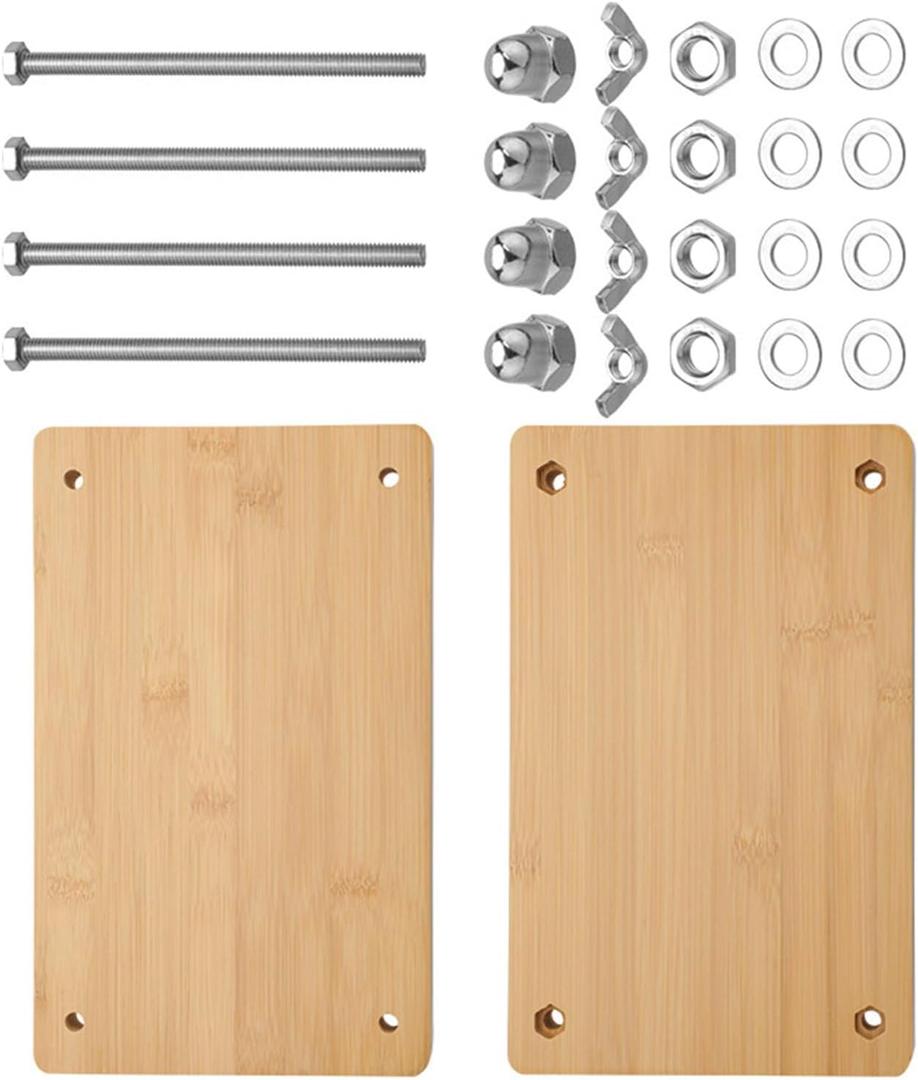 Upgrades Bamboos Wood Book Press Machine Smooth Surfaces Book Press For Homes Office School Use For Paper Organization