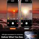 TORRAS for iPhone 17 Pro Max Camera Lens Protector, [Metal Frame] with Military Grade 9H+ Tempered Glass, Full Coverage, Anti-Scratch, 12 FT Shatterproof, Case Friendly, One-Piece, Silver, 1 Pack