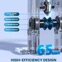 Frstem Wire Stripper Machine, 0.06''-0.39'' Manual or Drill Powered Wire Stripping Machine with Hand Crank or Drill, 65MN Spring Steel Blade Aluminum Frame Wire Peeler for Scrap Copper Recycling