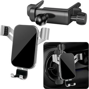 Car Phone Mount for Mini Cooper 2002-2012Hardtop 2013-2024Convertible 2013-2024Clubman 2008-2014Countryman 2011-2016 Coupe Paceman Roadster Circular Air Vent Accessories Cellphone Holder Stand