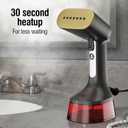 CHI Handheld Garment Steamer for Clothes, Fabric Brush, Large 300 ml Water Tank, 2 Steam Modes, Ergonomic Handle, Portable Steamer for Clothes, 10’ Cord, (11590)