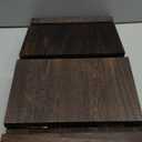 4 pieces wooden cake stands,antique brown cupcake stands for display,12 inches square wooden crates ,wood display risers for wedding,birthday party,Christmas,etc. (Antique Brown)