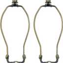 Royal Designs, Inc. HA-1001-11AB-2 Heavy Duty Harp for Lamp Shade Holder, 11 inch, Antique Brass Base, 2-Pack