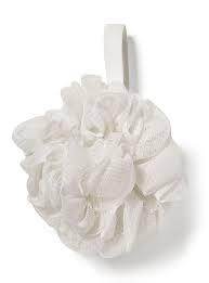 White Loofah Bath Sponge