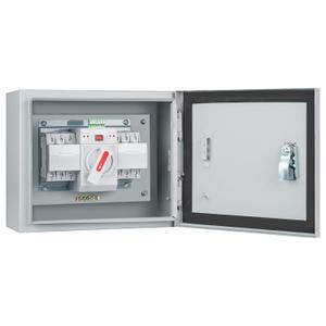 125 Amp 3P Dual Power Automatic Transfer Switch, 120/240V Generator Changeover Switch, with Metal Electrical Box for Outdoor and Indoor
