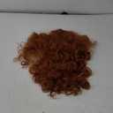 Rugelyss Long Wavy Wigs 28 Inches Natural Copper Fox Red Synthetic Kinky Curly Hair Wig for Women