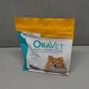 OraVet Dental Chews for Dogs, Oral Care and Hygiene Chews (Extra Small Dogs, 3.5-9 lbs.) Yellow Pouch, 30 Count (EXP 07/12/27)