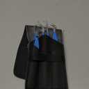 SIVOTE Lash Tweezers for Eyelash Extensions, Pack of 5 Blue – Lash Extension Tweezers Set with Diamond Grip, Precision Fiber Tip for Volume Tweezers Eyelash Extensions