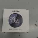 AVINIA Digital Kitchen Timers, Visual timers Large LED Display Magnetic Countdown Countup Timer for Classroom Cooking Fitness Baking Studying Teaching, Easy for Kids and Seniors Black