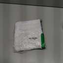 HOMEIDEAS Pure White Blackout Privacy French Door Curtains, 26 X 40 Inch Door Covering for Glass Window, Thermal Insulated Tie Up Shades Window Curtains for Bedroom, 1 Panel