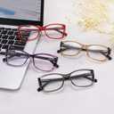 2 x IVNUOYI 4 Pack Reading Glasses Blue Light Blocking Readers for Women,Fashion Pattern Print Eyeglasses with Spring Hinge