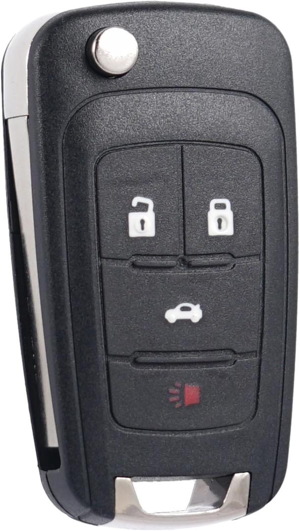 MechanMagic Keyless Entry Remote Control Car Key Fob Replacement for Buick Lacrosse Regal Verano Encore Allure Chevrolet Equinox Camaro Cruze Malibu Impala Sonic GMC Terrain 2010-2021 4 Buttons