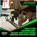 Rhino USA Hitch Tightener Anti Rattle Clamp (for 2.5 inch Hitches) Heavy Duty Steel Trailer Hitch Stabilizer - Weatherproof Protective Anti-Rust Silencer for Bike Rack, Hitch Receiver & More!