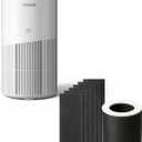KJ02 Pet Air Purifier + 1 Pack Replacement Filter + 6 Packs Replacement Pre-Filters