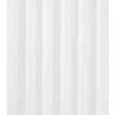 N&Y HOME Fabric Shower Curtain Liner 69 x 70 inches, Hotel Quality, Washable, Water Resistant White Spa Bathroom Curtains with Grommets, 69x70