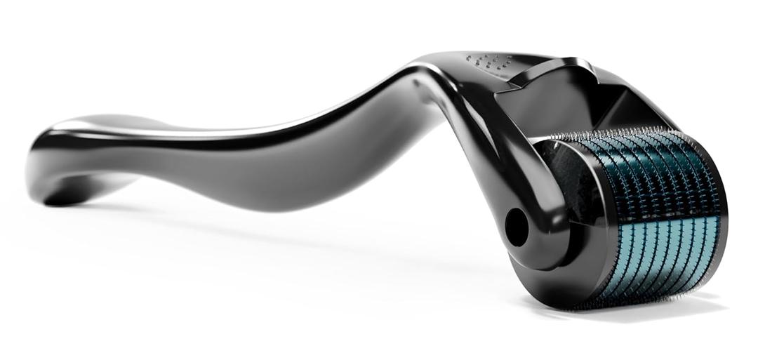 ROSELYNBOUTIQUE Derma Roller for Hair Beard Facial Skin Face 540 Microneedles AtHome Beauty Instrument HolidayGift for Men Women(White)