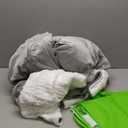 LBRO2M Sherpa Fleece Bed Blanket King Size Super Soft Fuzzy Plush Warm Cozy Fluffy Microfiber Couch Throw Velvet Double Reversible Luxurious Blankets,Grey (King(90x104 Inches))