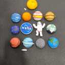 13PCS Space Magnet Set - 3D Solar System Planet Toys with Sun, 8 Planets, Moon, Pluto, Astronaut - Strong Magnets for Fridge, Lockers & Room Decor - Gift Box Included
