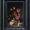 4x6 Picture Frame, Vintage Metal Frame with Real Glass and Velvet Backing, 4x6 Photo Frame for Tabletop or Wall, Home Decor, Photo Gallery, Great for Weddings, Graduations, Events, Portraits, Black (4x6, Black)