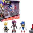 JAKKS Pacific Sonic Prime 2.5" Figure Multipack with Sonic, Tails Nine & The Prism Shard with Display Base!