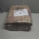 Color&Geometry 8x10 Machine Washable Low Pile Area Rugs for Living Room, Thin Soft Vintage - Ogee Lattice Area Carpet with Non Slip TPE Backing for Bedroom, Dining Room, Beige and Brown