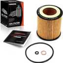 A-Premium 10K Miles Protection Oil Filter Compatible with BMW 320i xDrive, 323i, 325xi, 328i GT xDrive, 330xi, 330Ci, 335i GT xDrive, 428i Gran Coupe, 435i xDrive, 525xi, 528i xDrive, X1, X3, X5