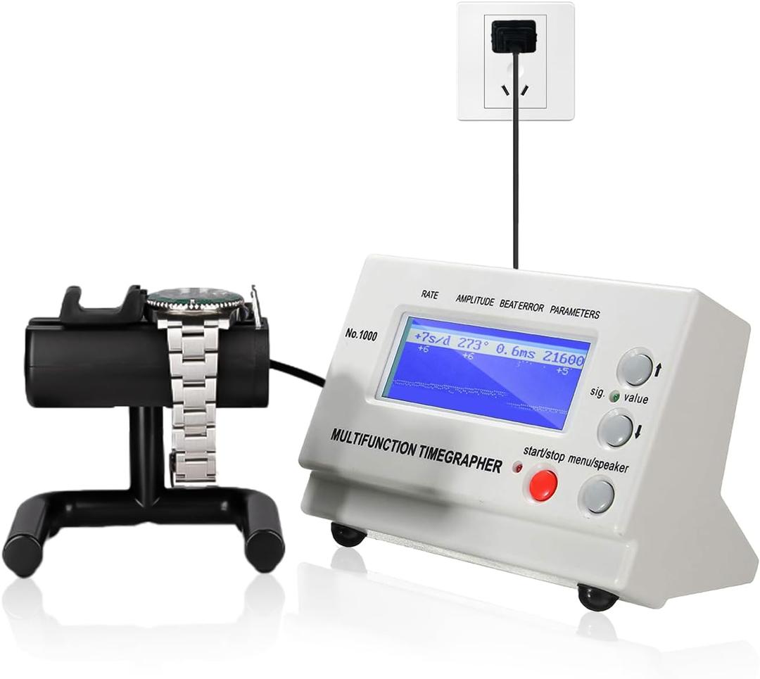 SWANSOFT Timegrapher No.1000, Multifunctional Watch Tester, Watch Timing Machine for Watchmaker, Watch Calibration Tool for Mechanical Watches