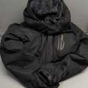 Rdruko Men's Outdoor Ski Snow Jacket Waterproof Fleece Mountain Hooded Rain Coat (M, Black)