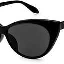 Fuisetaea Outdoor Cat Eye Distance Polarized Myopia Sunglasses Womens Driving Nearsighted Glasses