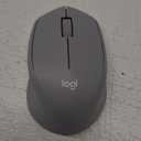 Logitech M330 SILENT Wireless Mouse, 2.4GHz with USB Receiver, Optical Tracking, Quiet & Lightweight, Long Battery Life, for PC, Mac, Laptop, Chromebook - Grey