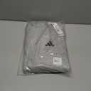 adidas mens Essentials Feelcozy Fleece Hoodie (Medium Tall, Medium Grey Heather/Black)