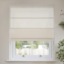 Roman Shades for Windows, Light Filtering Roman Blinds Thermal Insulated Heat Blocking Window Blinds for Home Living Room French Doors, Beige 31" W x 64" H