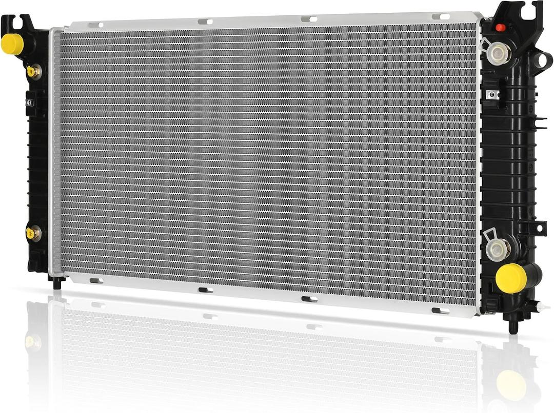 DWVO Radiator Compatible with 2015-2020 Cadillac Escalade, 2015-2017 Chevrolet Silverado 1500, 16-19 Suburban, 2017 Tahoe, 2015-2016 GMC Sierra 1500, 2015-2020 Yukon with EOC&TOC CU13569