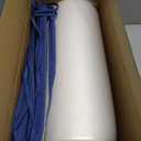 3-Pack Outdoor Patio Furniture Replacement Cushions SetHigh-Elastic Sponge Cushions Fit 4-Piece Wicker Rattan Sofa, Loveseat & Chairs, 36x18x2 & 18x18x2, Waterproof, Fade-Resistant (Navy blue)