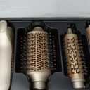 MESCOMB 6-in-1 Hot Air Styler  Hair Dryer with Straightener, Auto Curler & Volumizing Brush for Straightening, Curling, Smoothing & Volume, Damage-Free (Champagne Coffee)