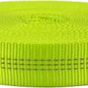 NewDoar CE UIAA Certified 1 Inch Nylon Webbing Strap/Tubular Climbing Webbing - Heavy Duty Strap for Rescue, Climbing, Harnesses, Rock Work, & Firefighting (1 inch x 5 Yard, Green)
