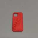 Soft Touch Silicone Lip Gloss Phone Case for iPhone 11, Minimalist Matte Design, Shockproof & Anti-Fingerprint Cover (Red)
